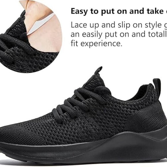 Women's Mesh Lightweight Tennis Shoes Breathable Non-Slip Workout Sneakers - Picture 7 of 7